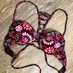 Floral Multicolored Push-Up Bikini 💗